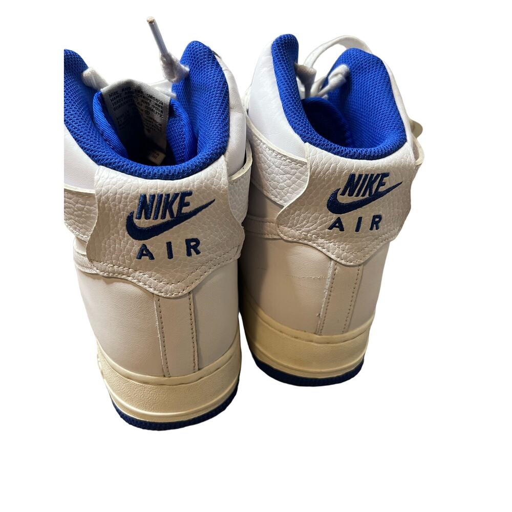 Nike Air Force 1 NBA 75th White Blue Sneakers Sz 11 L - Picture 10 of 14